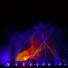 Licht Wasser Laser Show Thermalbad Fischau, 2915