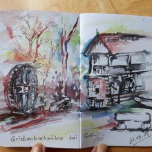 Aumühle bei Grein (aus dem Sketchbook)