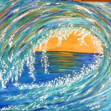 Sonnenuntergang am Meer