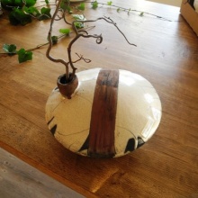 Vase in Raku