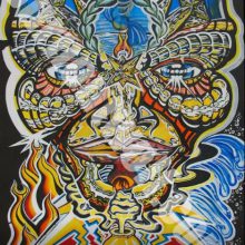 ,,CATHARINA" - Acryl / Leinen - 70x100