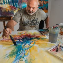 Krassimir im Atelier