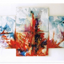 Energie 120x120cm, Acryl/Leinwand