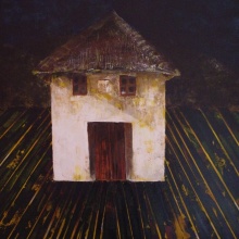 Heiligenbrunn, Acryl auf Leinwand 2002, 60x80