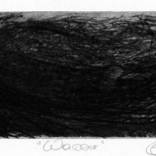 Wasser, 1996 - 2001, Kaltnadelradierung