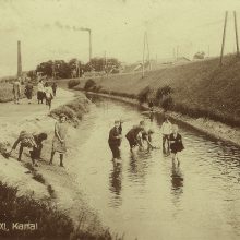 Wiener Neustädter Kanal in Simmering, 1920er Jahre
