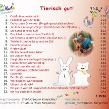 Album-Tracklist (Tierisch gut!)
