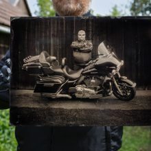 Kollodium Nassplatte "Harley"
