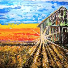 Evening Scene On The Farm