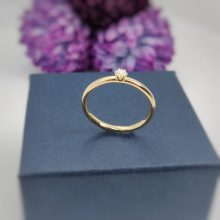 Verlobungsring Gelbgold mit Brillant