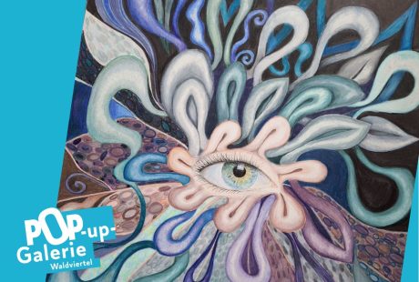 Laufband HP Pop up Galerie Brigitte Hackl