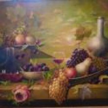 Stillleben in Landschaft, 