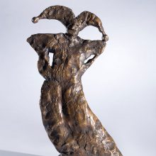 Harlekin Skulptur Bronze