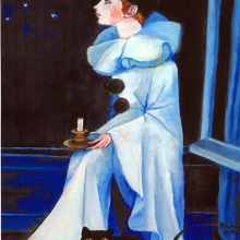 Öl auf Leinen, 50x60 cm