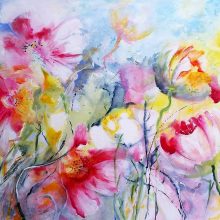 Blütenrausch Acryl 70 x 100