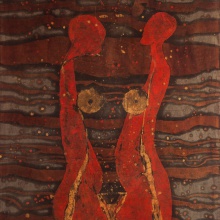 Batik auf Baumwolle