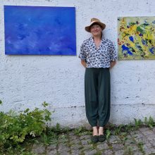 Im Hof meines Ateliers