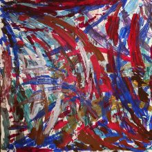 "vanJohan64", Acryl auf Leinwand, 100x100cm, signiert