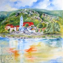 Dürnstein - Wachau Acryl 60x60  24-14