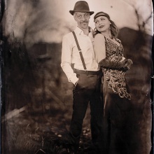 Verlobungsportrait im 1920er Stil