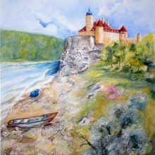 Schloss Schönbühel Acryl 40x60 25-15