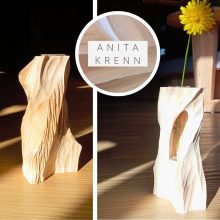 Vase Unikat Holz Anita Krenn 