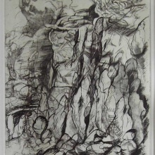 Radierung (Paraphrase nach Leonardo da Vinci, Rubens und Michelangelo)