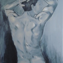 Maennlicher-Akt-Acryl-60x80cm