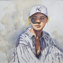 Mädchen mit Mütze