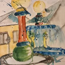 Zwettl Hundertwasserbrunnen