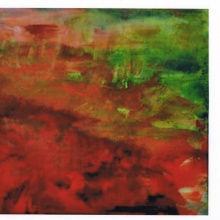 Geothermal 75x65cm, Acryl/Jute