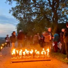 Ganz schön feurig unsere Lange Nacht der Kellergassen ... 