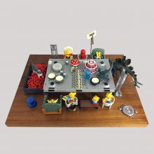 Bei Tisch, Mixed Media