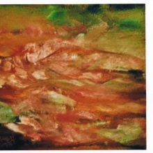 Geothermal 75x65cm, Acryl/Jute