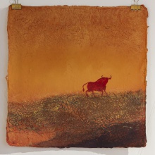 Acryl auf Lokta