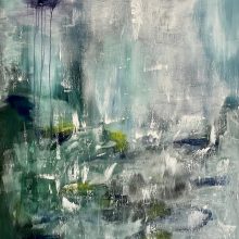 Blue Secret, 80x100 cm