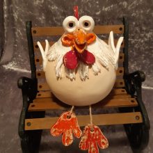 Henne Susi aus Keramik
