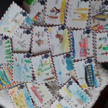 Postkarten der jungen Zuschauer