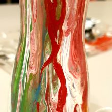 Bunte Vase