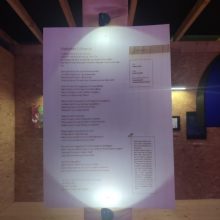 MakeArt - Gedichte mit Laserdrucker bedruckt