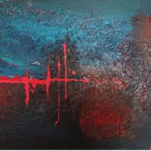 Acrylbild "Herzschlag"