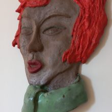 Portrait aus Keramik