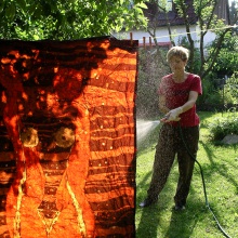 Batiken im Garten