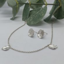 Schmuckset liquid silver