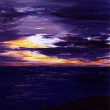 Weite des Ozeans, Acryl auf Leinen, 50x60cm, 2006
