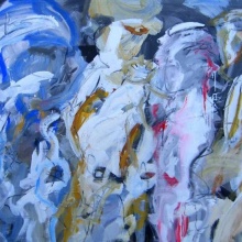 4 Tuareg, 2003, Mischtechnik auf Leinen, 175/147cm
