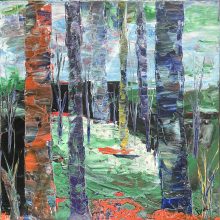 Waldspaziergang 50x50 cm