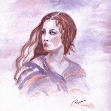 Sehnsucht, Aquarell 50x60cm, 2006