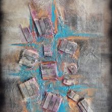 Acryl, Holz auf Holzmalgrund