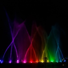 Licht Wasser Laser Show Thermalbad Fischau, 2015